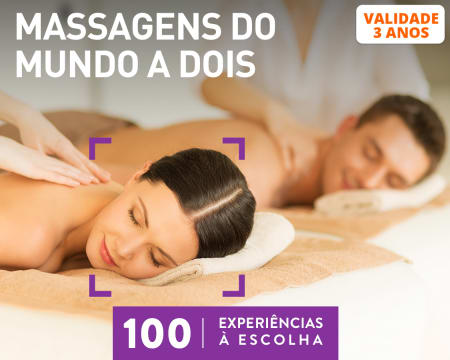 Massagens do Mundo a Dois | 100 Experiências à escolha